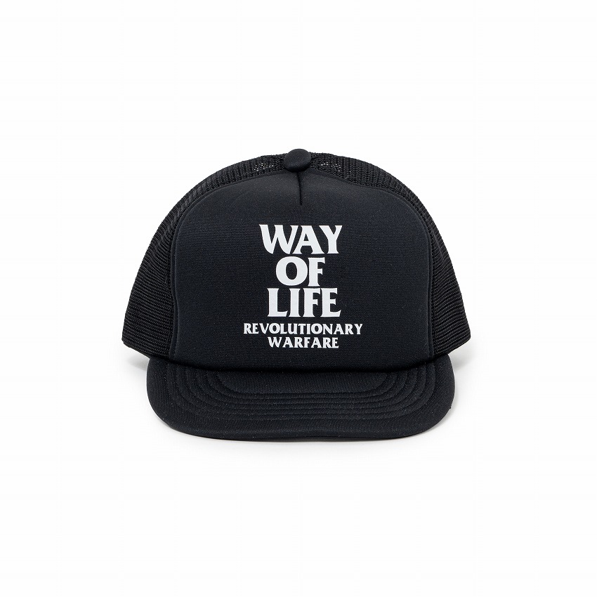 MESH CAP “WAY OF LIFE” *ブラック*