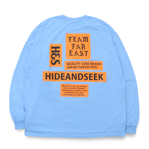PATCH L/S TEE *サックス*