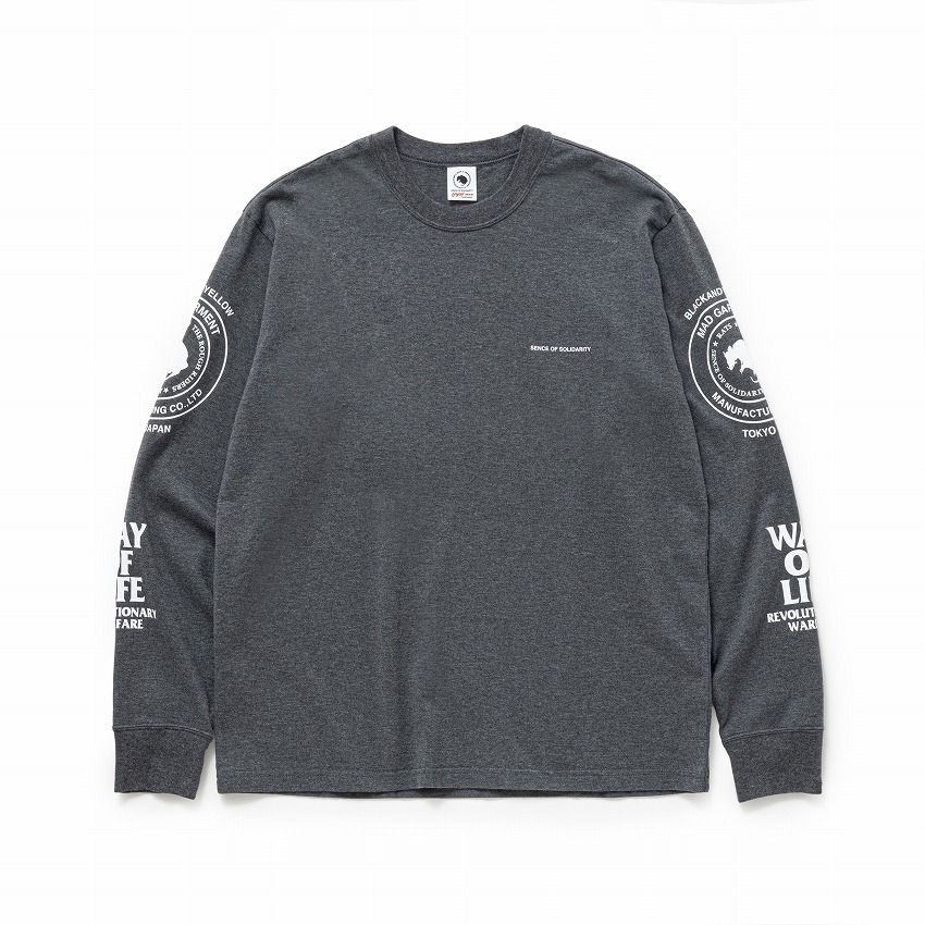 TWO WHEEL L/S TEE *チャコール*
