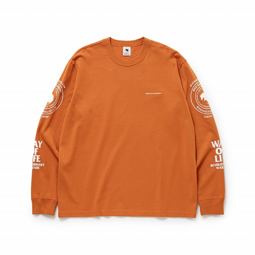 TWO WHEEL L/S TEE *オレンジ*
