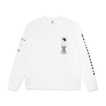 MC L/S TEE / WHITE