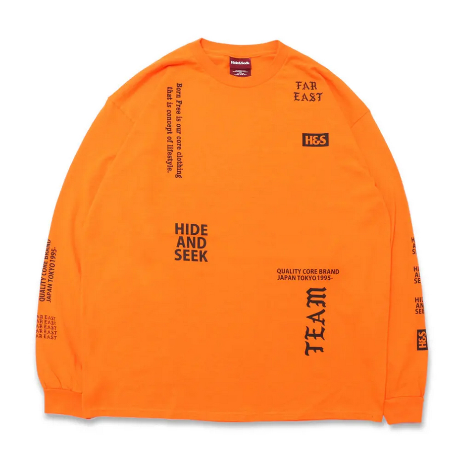 Team Far East L/S Tee *オレンジ*