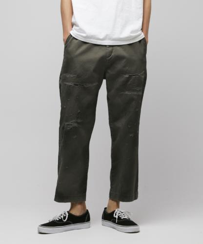 Wide remake chino pants  *グレー*