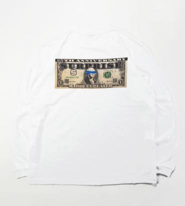 SURPRISE 25th L/S T WHITE
