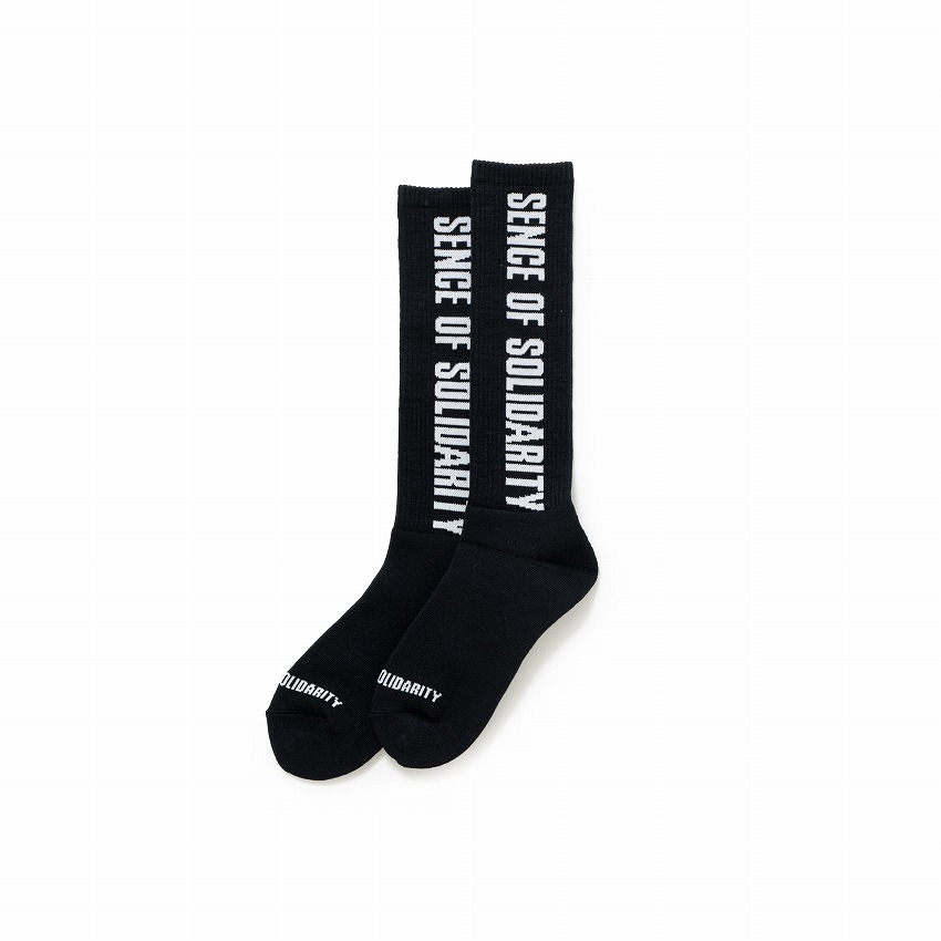 HIGH SOCKS LOGO *ブラック*
