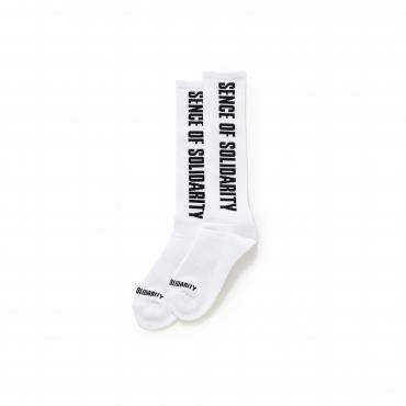 HIGH SOCKS LOGO *ホワイト*