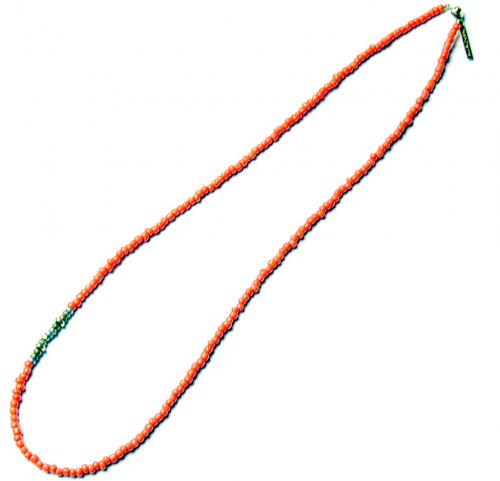 BEADS NECKLACE　**オレンジ*