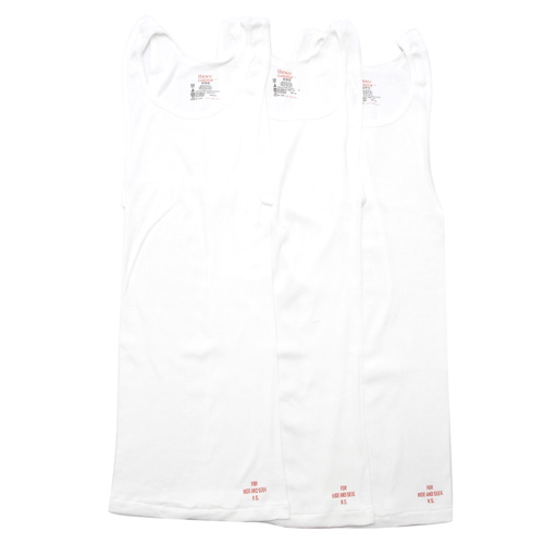 HANES 3P TANK TOP   *ホワイト*