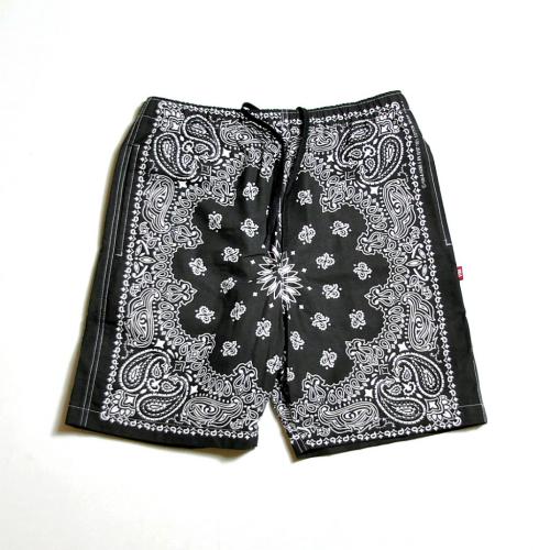 BANNDANA SHORTS **ブラック*