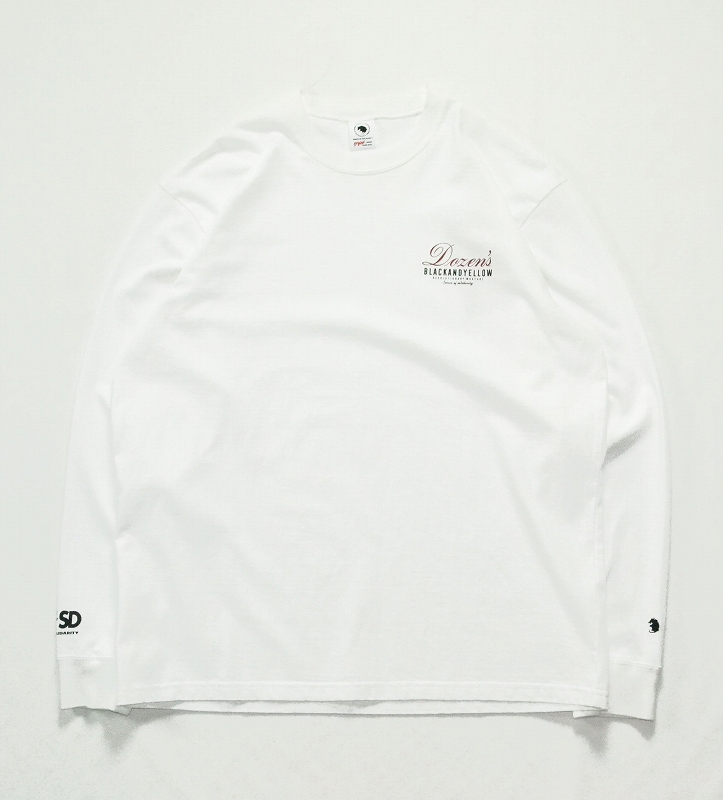SCRIPT DOZENS L/S *ホワイト*