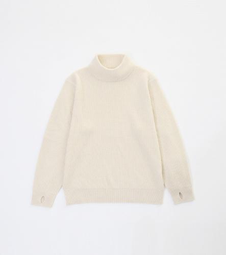 MOCKNECK KNIT *オフホワイト*