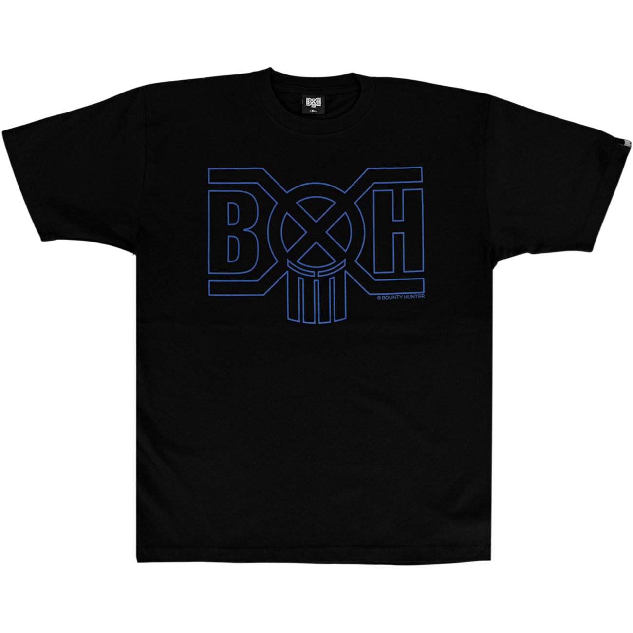 BxH LINE LOGO Tee 【BLACK/BLUE】
