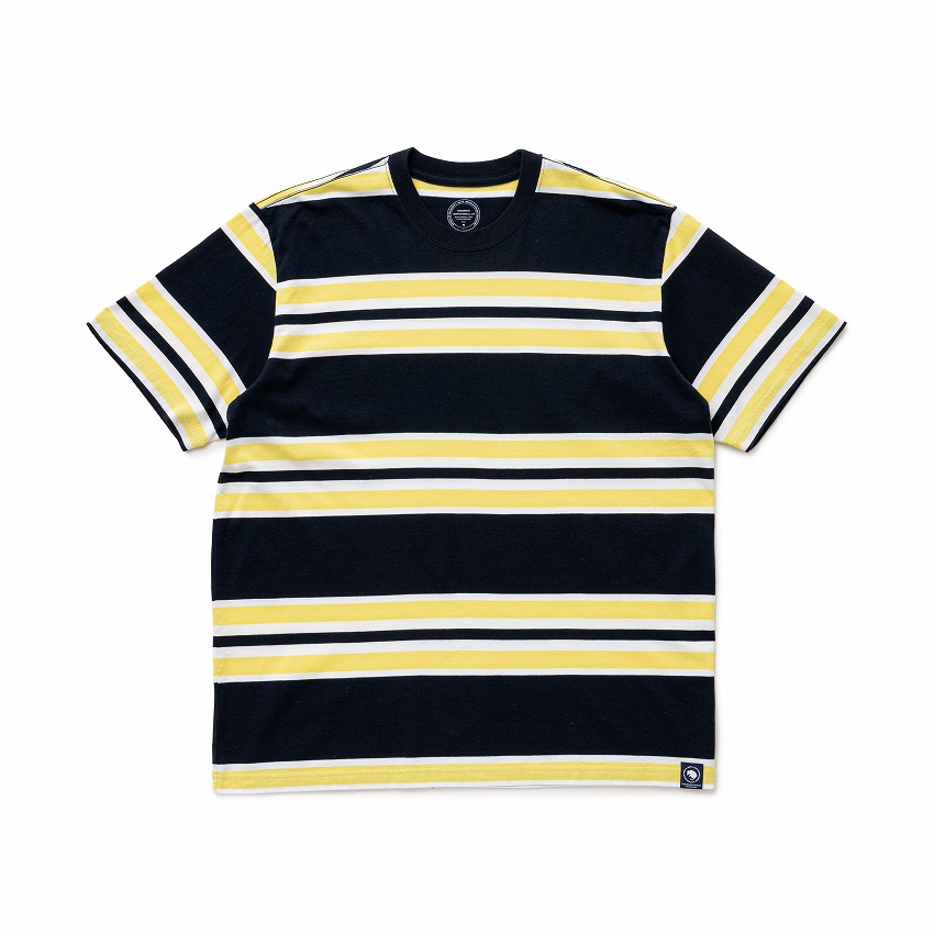 BORDER TEE / NEVY×YELLOW