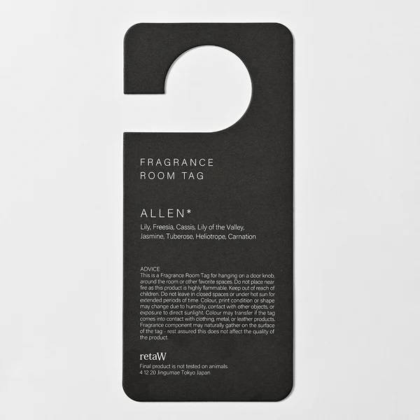 room tag ALLEN*