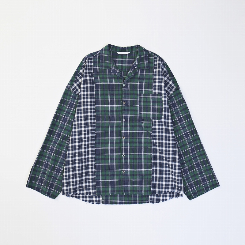 DAMEGE CHECK SHIRTS *グリーン*