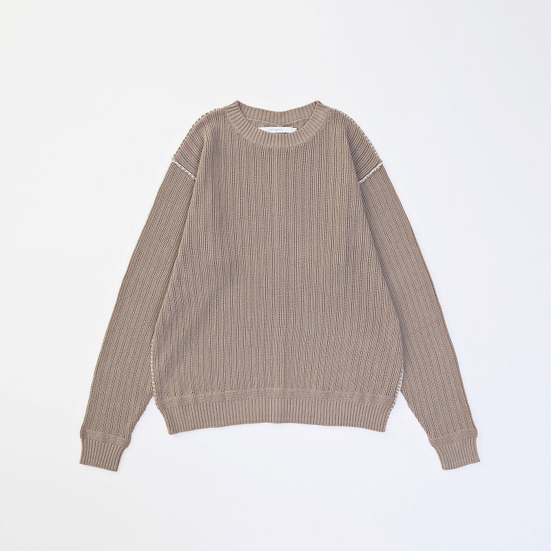 BIG MESH KNIT *ベージュ*