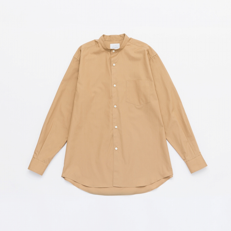 BAND COLLAR SHIRTS *ベージュ*