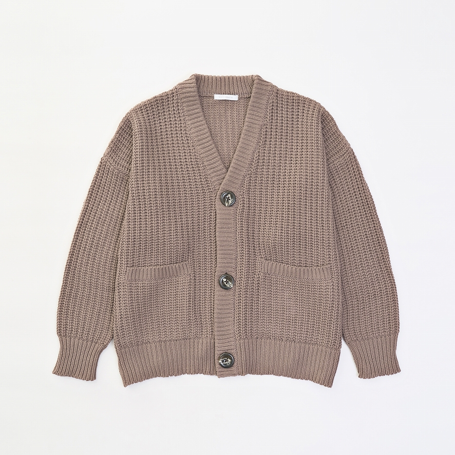 BIG CARDIGAN *ブラウン*