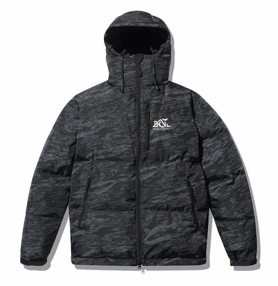 BCxNANGA 3LAYER HOODED DOWN JACKET *ゴーストライオンカモ*