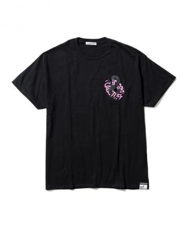 "SNAKE Circle" TEE(PUR) *ブラック*