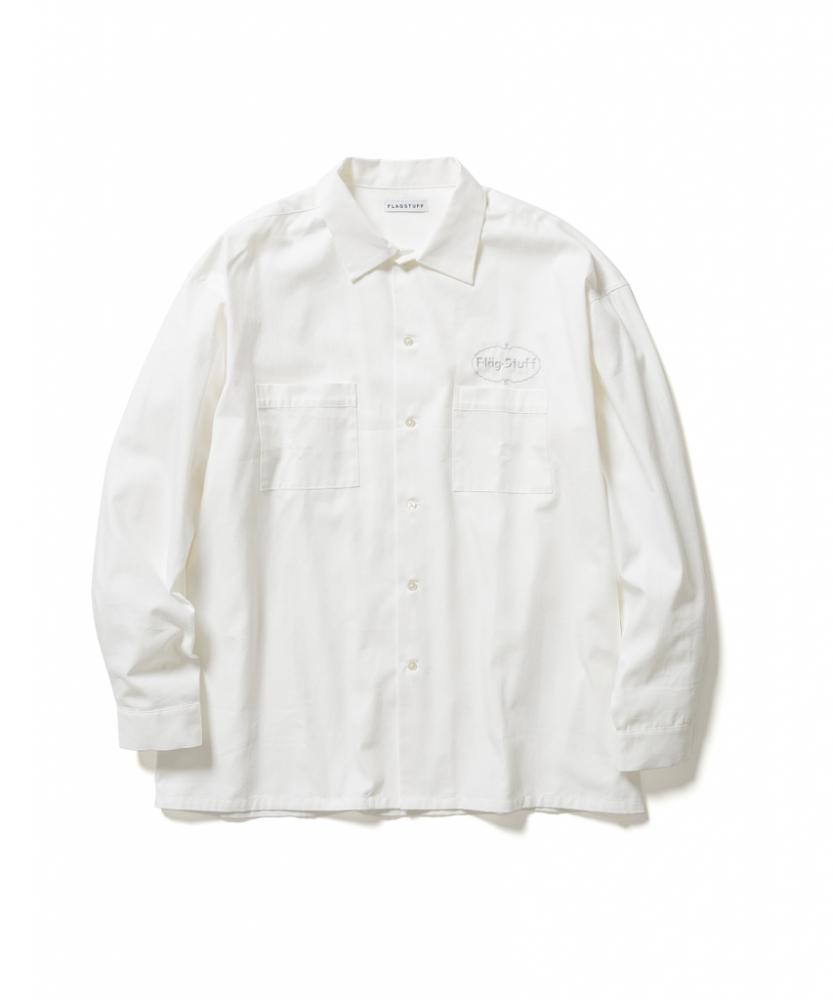 "ICE LOGO" L/S OX SHIRTS *ホワイト*