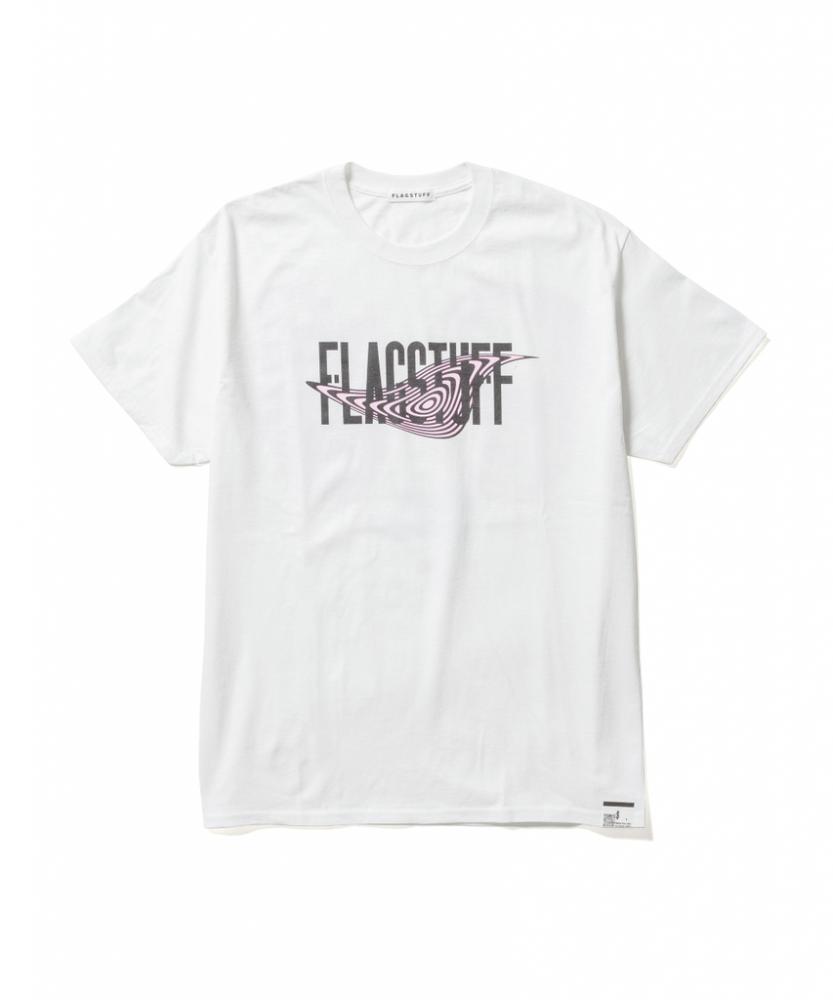 "distortion" TEE *ホワイト*