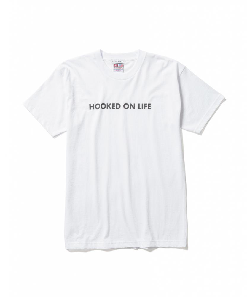 "HOOKED ON" TEE *ホワイト*