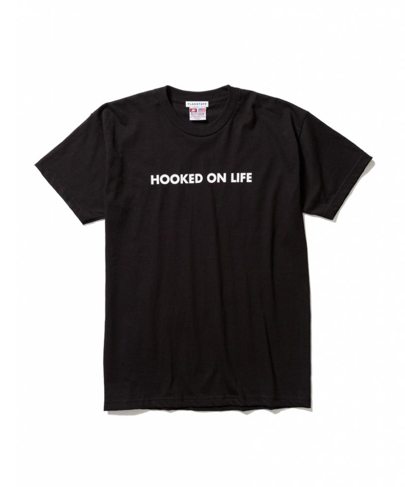 "HOOKED ON" TEE *ブラック*