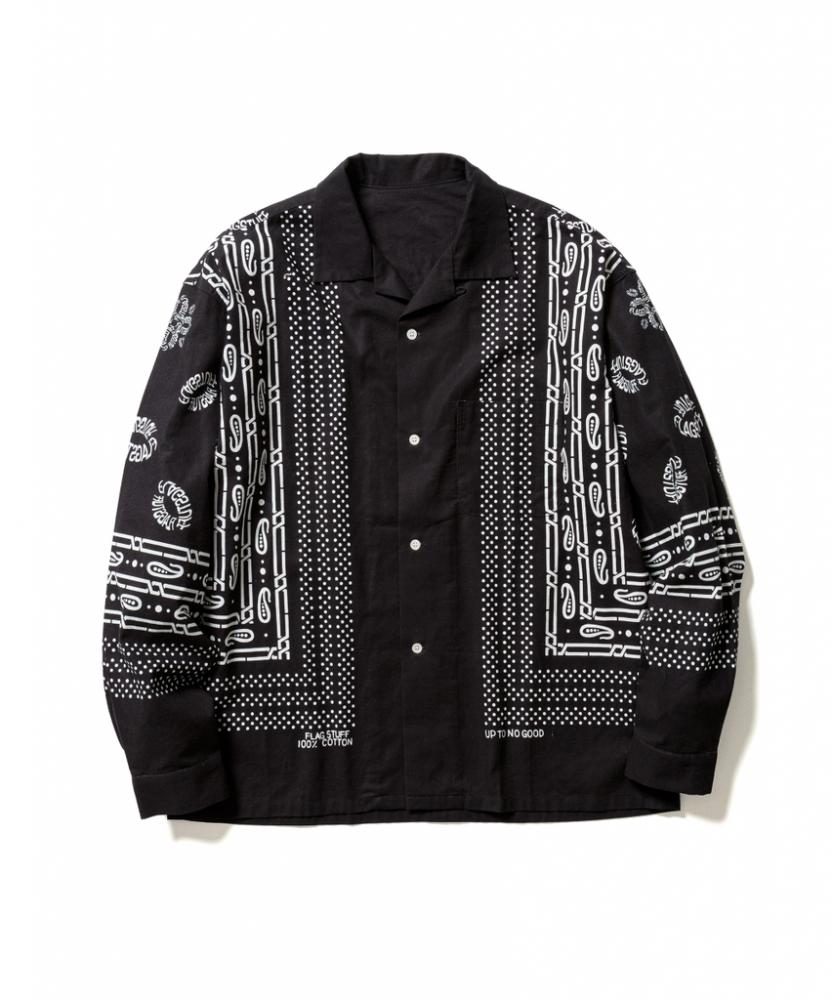 BANDANA L/S SHIRTS *ブラック*
