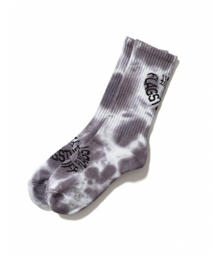 "TIE DYE" SOX *グレー*