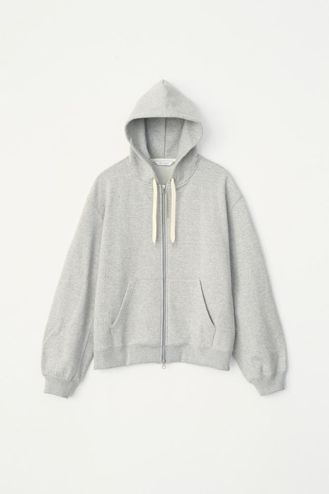 WIDE ZIP PARKA *グレー*
