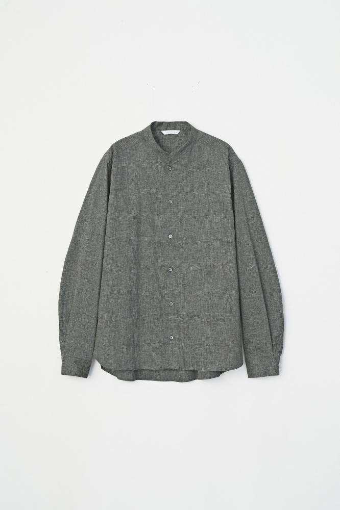 LINEN BIG SHIRT *グレー*