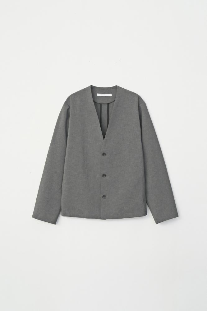 NO COLLAR JACKET *グレー*