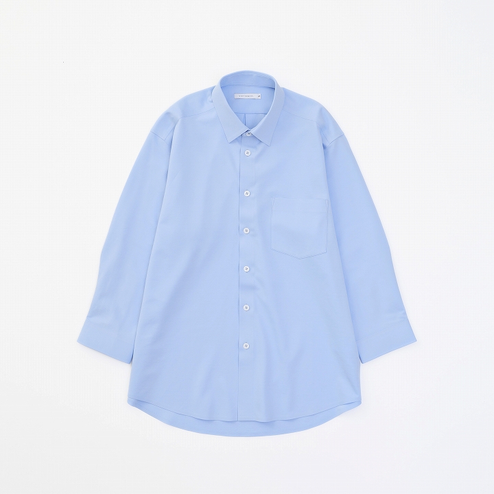 SEAMLESS 7 SLEEVE SHIRTS *サックス*