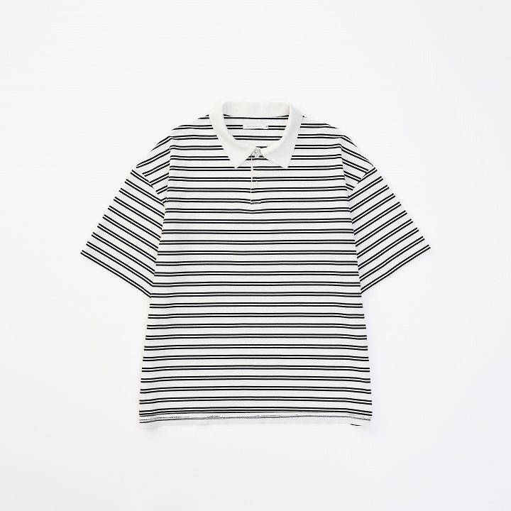 BORDER POLO SHIRTS *ホワイト*