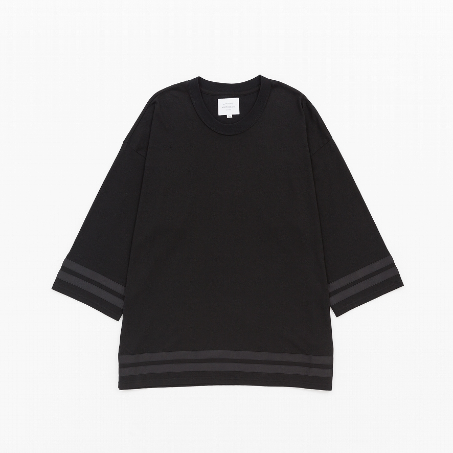 7 SLEEVE FOOTBALL TEE *ブラック*
