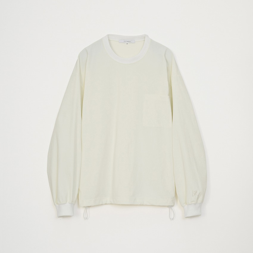 L/S NYLON TEE / WHITE