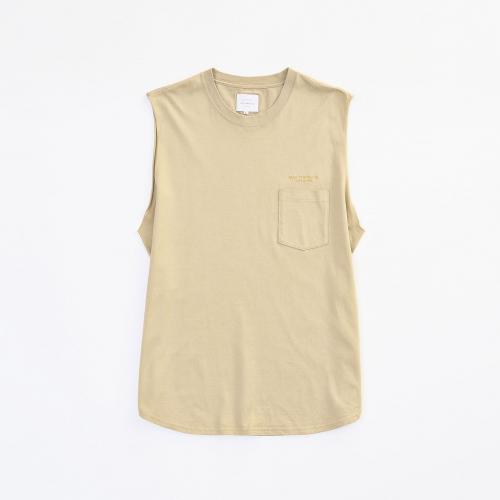LONG NO SLEEVE TEE *ベージュ*