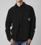 Iconflannel shirt *ブラック*