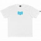 BxH SMALL LOGO Tee *ホワイト×ライトブルー*