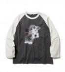"DOG” RAGLAN TEE *ブラック*