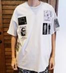 Bizarre pach Tee *ライトグレー×モノクロパッチ*