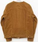 NO COLLAR CORDUROY 3rd JK *マスタード 刺繍無し*