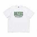 DOZENS TEE *ホワイト×グリーン*