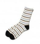 3P BORDER SOX *ホワイト/グレー/ブラック*