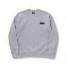 CREW NECK SWEAT BAR TAG *グレー*