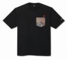 raidback fabric POCKET T / BLACK