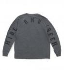 BACK LOGO L/S(21AW) *チャコールグレー*