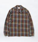 RAYON CHECK SHIRT *ブラウンチェック*