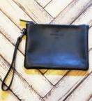Leather Clutch Bag(M) *ブラック*